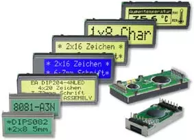 LCD panels display monochrome for text and graphics LCD panels display monochrome for text and graphics
