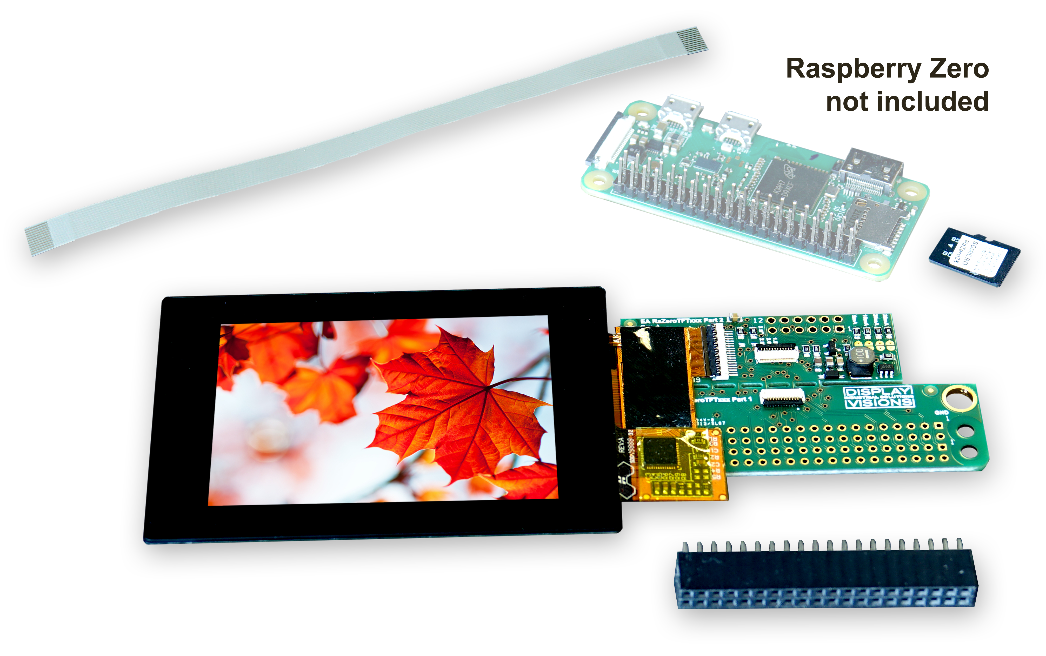 Kleine IPS Displays in Farbe am Raspberry Pi Zero
