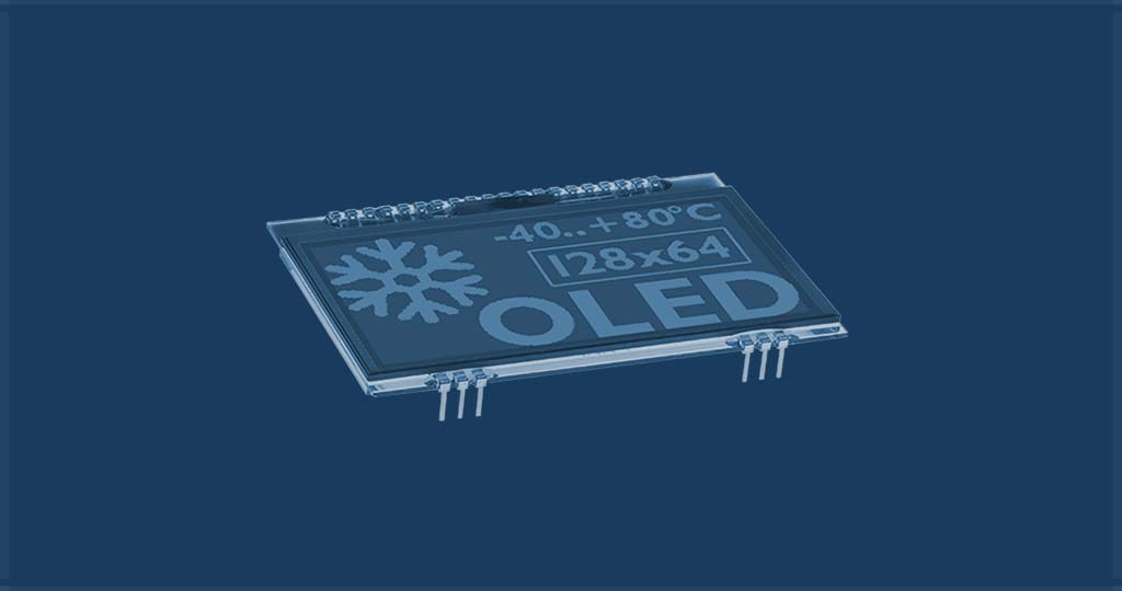 OLED displays with SPI and Touch for Industry and Medicine